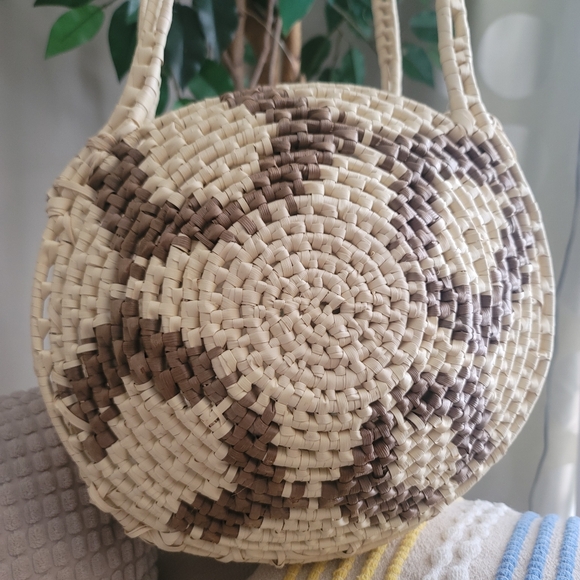 Beach wicker basket bag - Picture 3 of 13